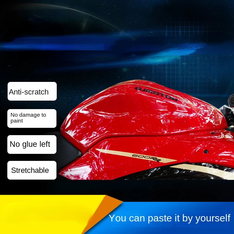 Motorcycle Tank Protector Sticker The whole car TPU transparent Protection Scratch Decal For QJMOTO