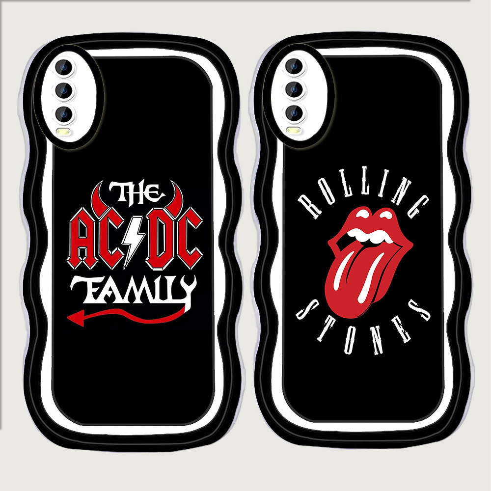 CA14 ACDC RollingStones ปลอกสําหรับ VIVO Y20g S1 Pro Y11s Y20 Y12s Y20s Y12a Y20i เคสโทรศัพท์ TPU