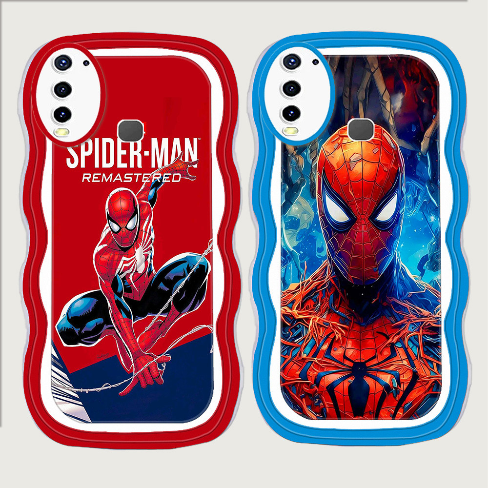 CA26 Spider Man สําหรับ VIVO Y19 2019 Z3 Y15 Y17 Z1 Y12 Pro TPU เคสโทรศัพท์
