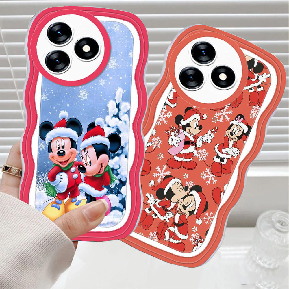 CA8 Mickey Christmas Casing สําหรับ Tecno Spark 20 20C 10 Pro Plus เคสโทรศัพท์ TPU