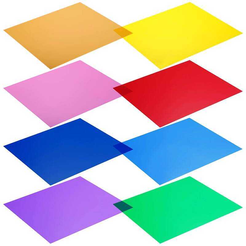 NEEWER/NEEWER สีกรองสีกระดาษการถ่ายภาพเติมแสงการ์ดสีฟิล์ม Universal ND3/ND6/ND9 ND กรองฟิล์มเวทีสีอุ
