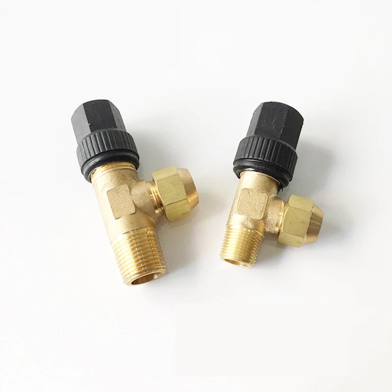 Refrigeration and air conditioning right angle valve Globe valve brass refrigeration accessories