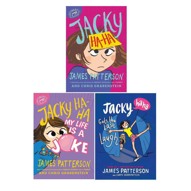 ภาษาอังกฤษ Jacky Ha-Ha รับ st ugh Jacky Ha-Ha รับ st ugh 3 เล่ม Humorous Funny Chapter