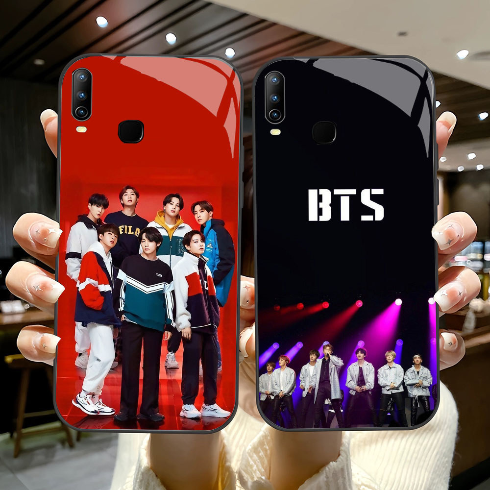 YS-29 BTS ARMY HD แก้วสําหรับ VIVO Y17 Y95 Y15 Y85 Y12 Y11 V9 Y89 Y91C Y93 X23 Y19 Y91