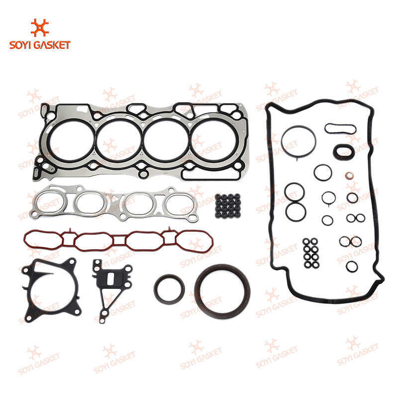 QR25 T32 L33Z Z52Z A0101-3TS0A เครื่องยนต์ Overhaul Kit อุปกรณ์ซ่อมปะเก็นท่อไอเสีย Manifold