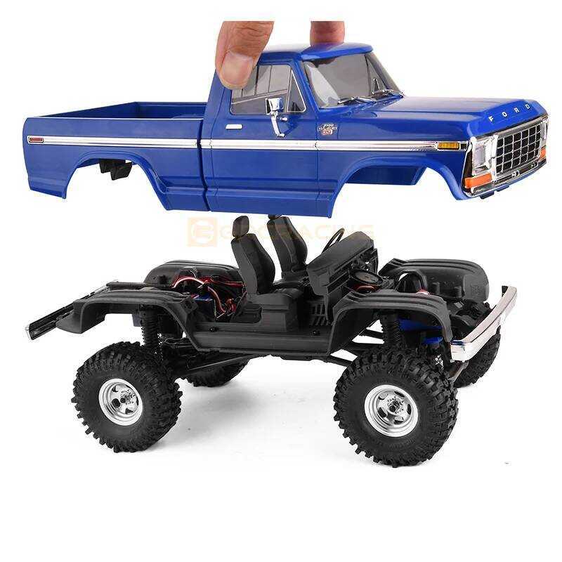 ▥ จําลองภายในมอเตอร์พัดลมระบายความร้อนสําหรับ 1/18 RC Crawler Trx4-M FORD F150 อะไหล่อัพเกรด