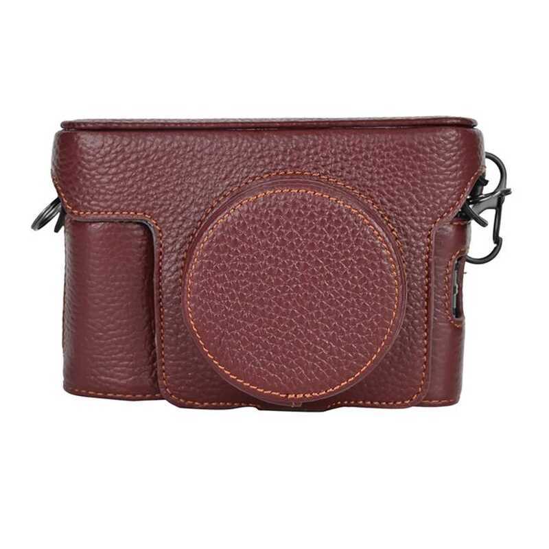 ▥ X100vi กระเป๋ากล้องหนังแท้สําหรับ Fujifilm X100 VI กระเป๋ากล้องเต็มตัวพร้อมสายคล้อง Mini Case