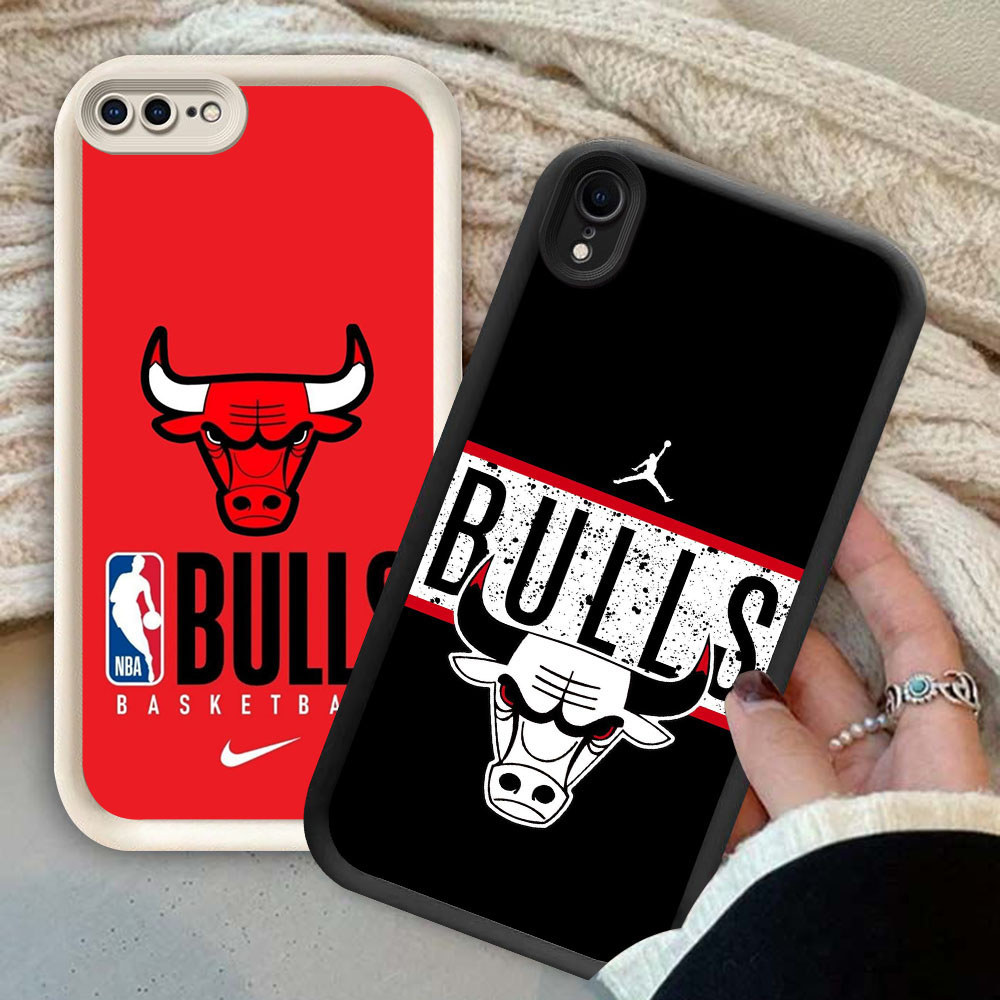YS-43 Chicago Bulls NBA เคสกันกระแทกสําหรับ iPhone XR X XS 6 7 8 Max Plus