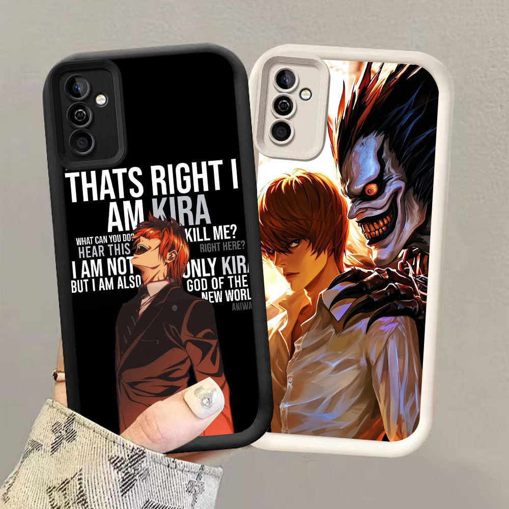 HK-47 Suspenseful Death Note ปลอกกันกระแทกสําหรับซิลิโคนสีดําและสีขาว Samsung A25 A24 A34 A17 A35 A2