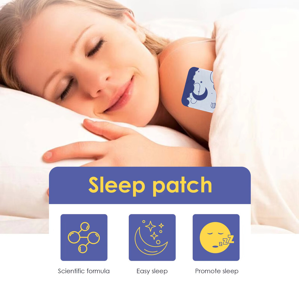 56PCS Sleep Aid Patch นอนไม่หลับ Sleep Aid Patch บรรเทาความวิตกกังวลความเครียดปรับปรุง Sleeping Plaster นอนหลับสบายสําหรับผู้ชายและผู้หญิง ราคา ถูกที่สุด ดีลบีเคเค แกลเลอรีภาพที่ 4