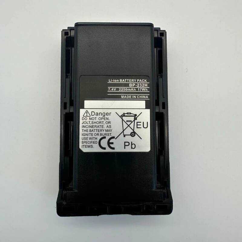 ▥ 7.4V 2250Mah สําหรับ Icom-F26 BP 232N ความจุสูง Walkie Talkie แบตเตอรี่ลิเธียม
