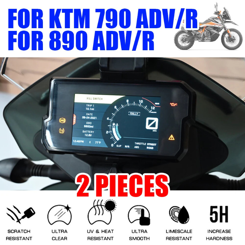 For KTM 790 Adventure R KTM790 ADV R 790ADV 890 ADV Motorcycle Accessories Cluster Scratch Protecti