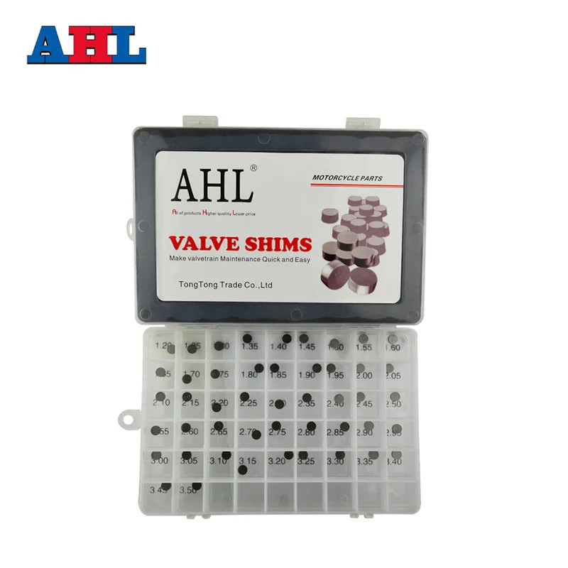 47pcs Motorcycle Adjustable 7.48mm Valve Shims Kit for Honda ST1300 ST1100 ABS / VF750C V45 VF750CD
