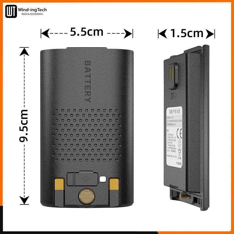 ▥ Walkie Talkie Uv-17 Pro Li-Ion แบตเตอรี่4800มิลลิแอมป์ Bl-17Uv ประเภท C สำหรับ Boafeng Uv-17L