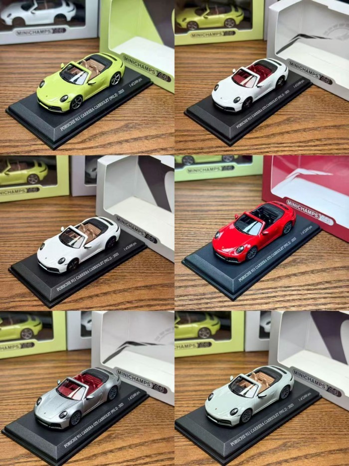 Minichamps Mini Cut 1: 64 Porsche 911 992.2 CARRERA GTS โมเดลรถโลหะผสม