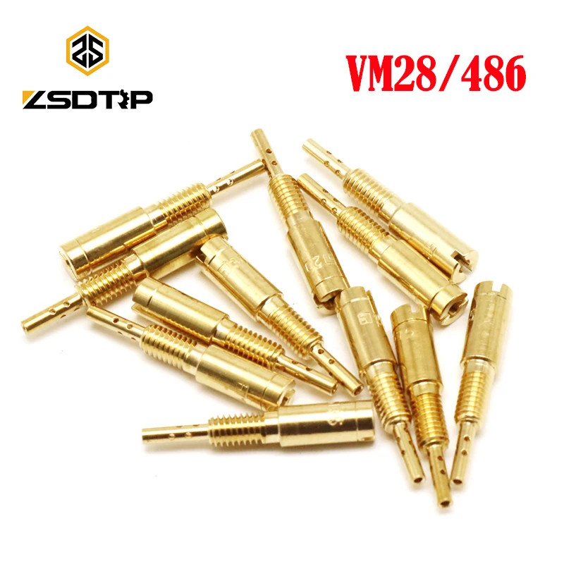ZSDTRP 12pcs Mikuni Carburetor Pilot Jets Slow Jet For Mikuni HS40 HSR42/45/48 RS34-RS40 TM33 TM36