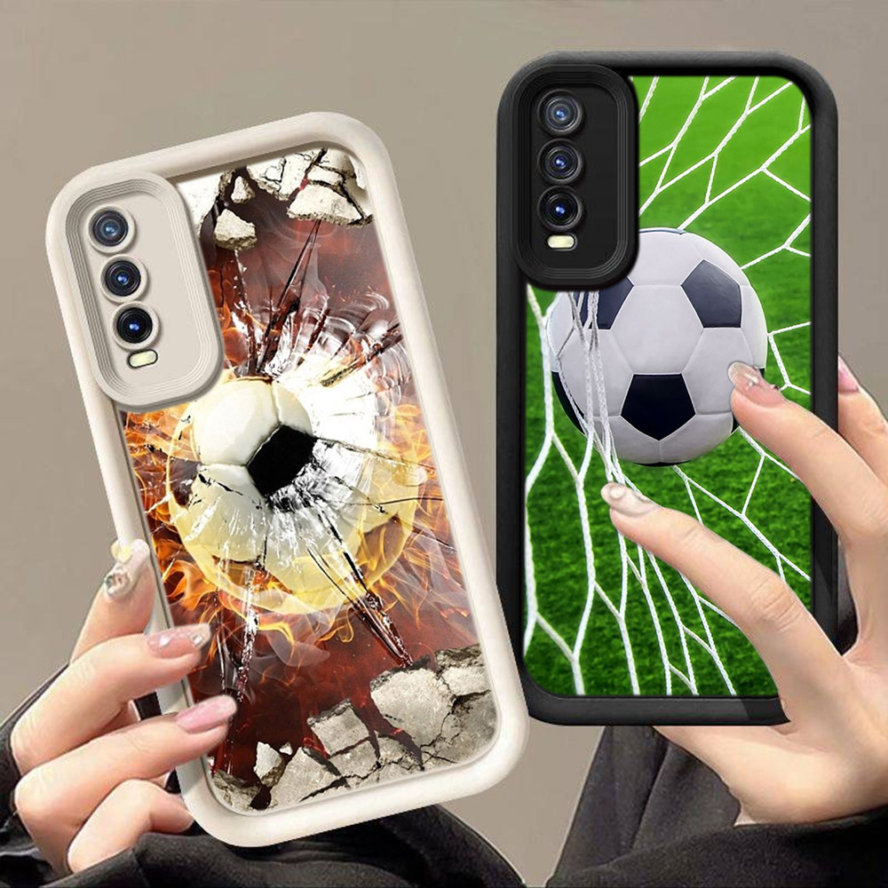 สำหรับ Redmi 12 12C 13C 14C 11A A1 A2 Plus A3 A4 เคสโทรศัพท์มือถือ ดวงตานางฟ้า กรณ AB78 football art