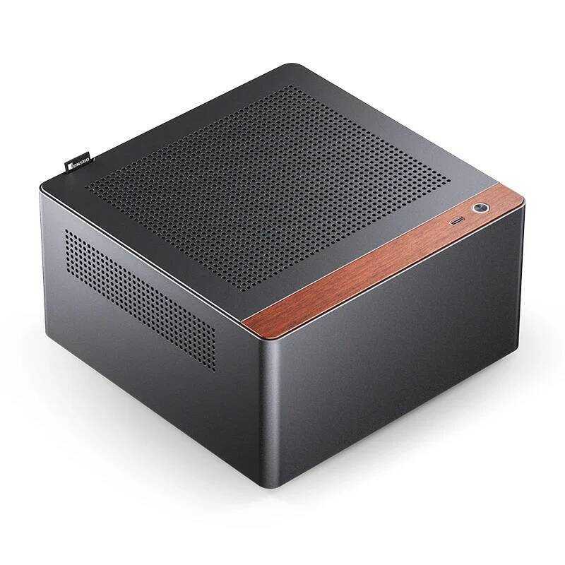 JONSBO แชสซี NV10 ITX MINI อลูมิเนียมเต็มรูปแบบ รองรับแหล่งจ่ายไฟ 1U FLEX เคสคอมพิวเตอร์แบบตั้งหรือน
