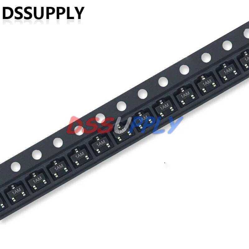 MMBT3904 100ชิ้น 1AM SOT-23 3904 2N3904 ทรานซิสเตอร์ชิป SMD SOT