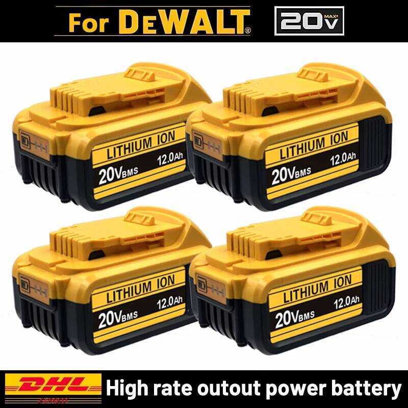 18Ah/6Ah/3Ah แบตเตอรี่เครื่องมือ 20V สำหรับเปลี่ยน DCB184 DCB200 DCF892 DCF845 DCF850 DCF911 DCD800
