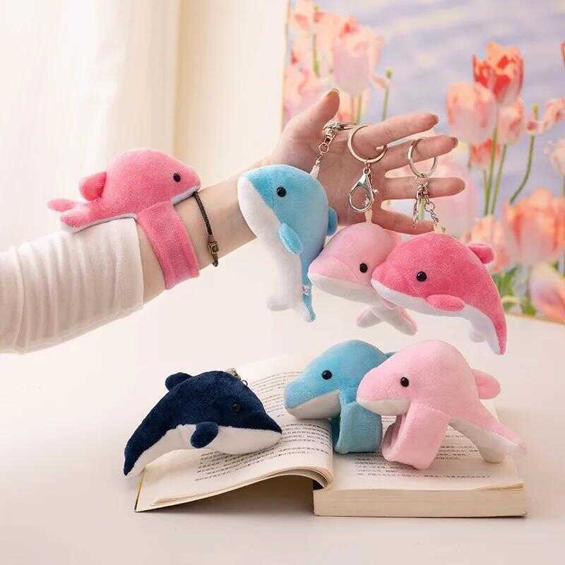 C Original Whale Dolphin Plush Toy Doll Pendant Cute Children's Gift Keychain Soft Stuffed Toys Fro