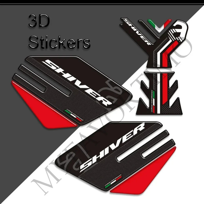 SL 750 900 Shiver Fit Aprilia SL 750 900 Shiver Tank Pad Grips Gas Fuel Oil Kit Knee Sticker Protec