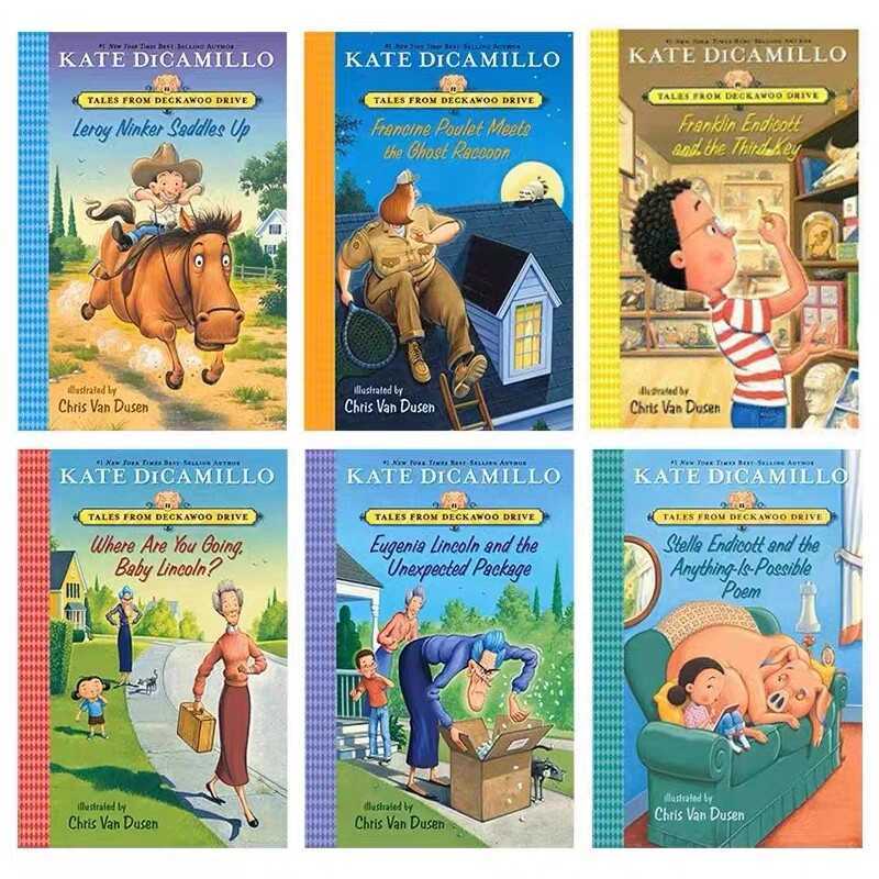 Mercy Waston Piglet Macy Sequel 6 เล่ม Point Reading Edition เด็กหนังสือภาพภาษาอังกฤษ Bridge Chapter