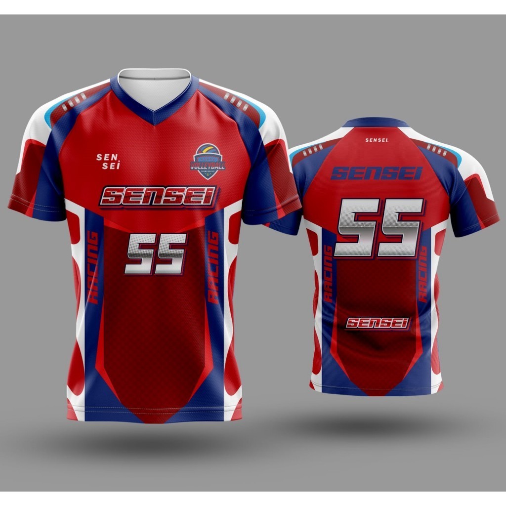 🌈ใส่โค้ดSENSEI20Pลด20%✨เสื้อแขนสั้น กางเกง SENSEIพิมพ์ลาย(หน้า-หลัง) racing