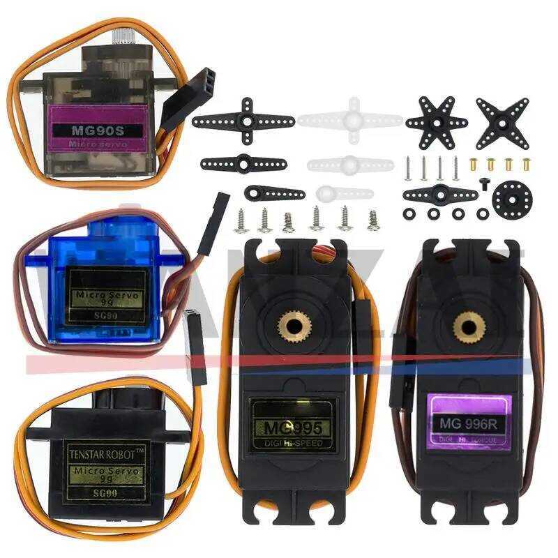 SG90 ซีร์โว MG90 MG90S ดิจิตอล MG995 MG996 เซอร์โวเกียร์โลหะสำหรับรถ Futaba JR โมเดล RC เฮลิคอปเตอร์