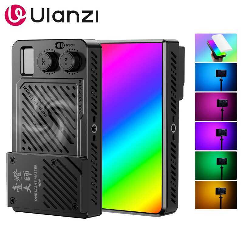 40W BI-สีวิดีโอ 14000Lux 2700K-6500K 37Wh พร้อมจอแสดงผล LED สําหรับภาพบุคคลการถ่ายภาพ Livestreaming 