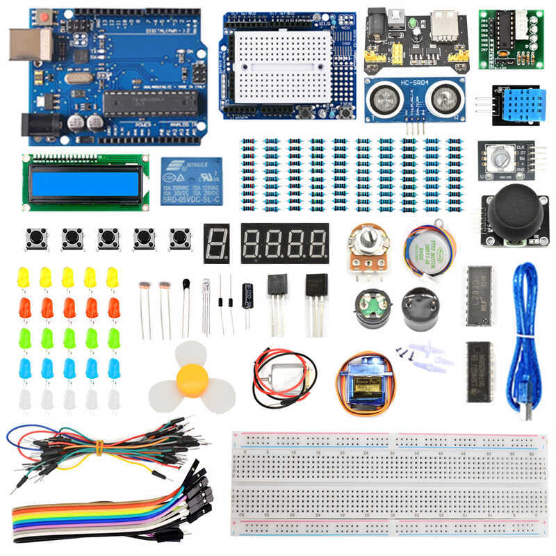 ARD UNO Item Super Starter Kit เข้ากันได้กับการสอนและ UNO R3 ARD IDE