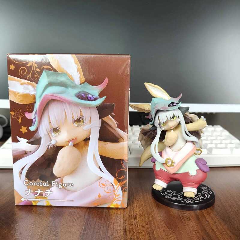 C Made In Abyss 12Cm Anime Figures Nanachi Kawaii Dolls Game Peripheral Cartoon Tabletop Decoration