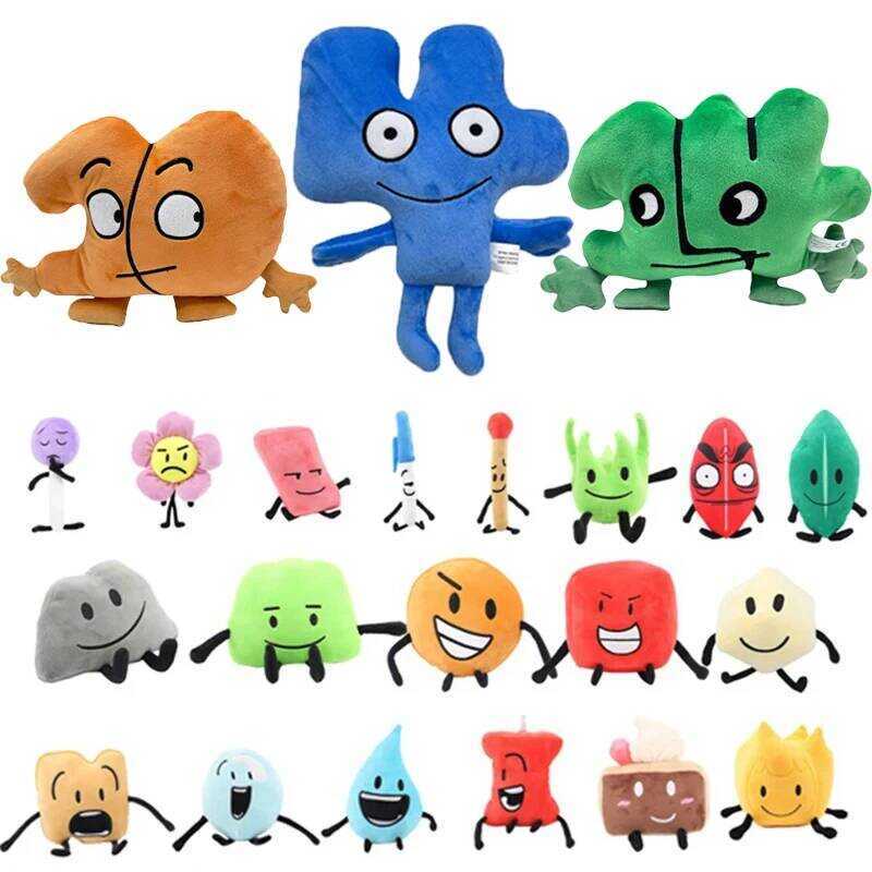 C Game Battle For Dream Island Plush Doll Toy Bfdi Stuffed Animal Number Four Ten Fourteen Wer Fire
