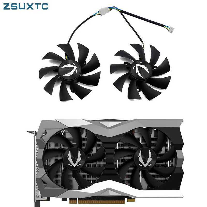 GA92A2H 87MM 0.35A GTX 1660 1660Ti พัดลมกราฟิกสำหรับ Zotac GeForce RTX 2060 2070 SUPER Mini พัดลมระบ