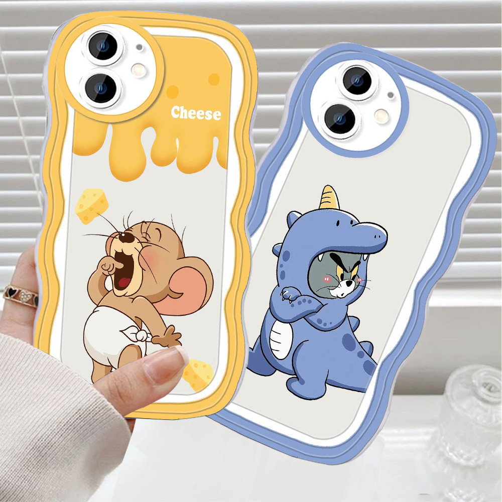 CA29 แมวเมาส์คู่ปลอกสําหรับ iPhone Xs 11 X XR 12 Mini Pro Max เคสโทรศัพท์ TPU
