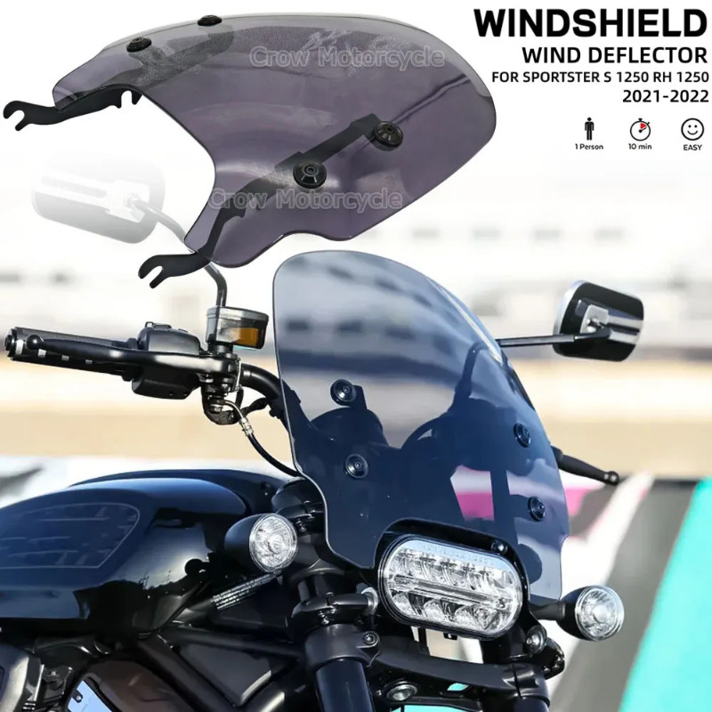 Sportster S Accessories Windshield For Harley Sportster S 1250 RH 1250 Fairing Quick-Release Compac