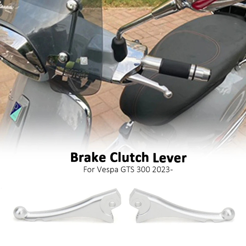 New Motorcycle Accessories For Vespa GTS300 gts300 GTS 300 Gts300 2023 2024 Black and Silver Shorty