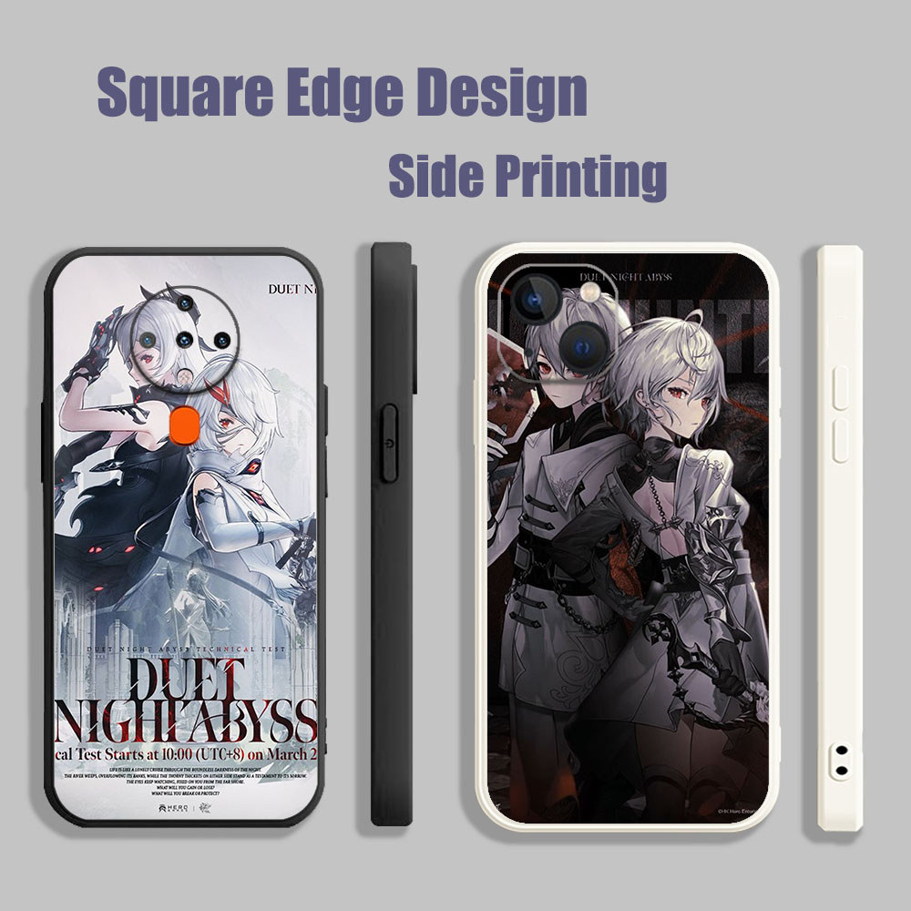 ปลอกสําหรับ Redmi 9A 9C หมายเหตุ 8 10 10s NFC Duet Night Abyss เทคนิค Test BOM16 เคสโทรศัพท์ขอบสี่เห