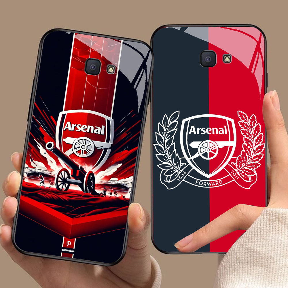 YS-1 Arsenal HD Glass Casing สําหรับ Samsung Note 9 S24 S25 FE Ultra J7 Prime J6 J4 Core Pro Plus