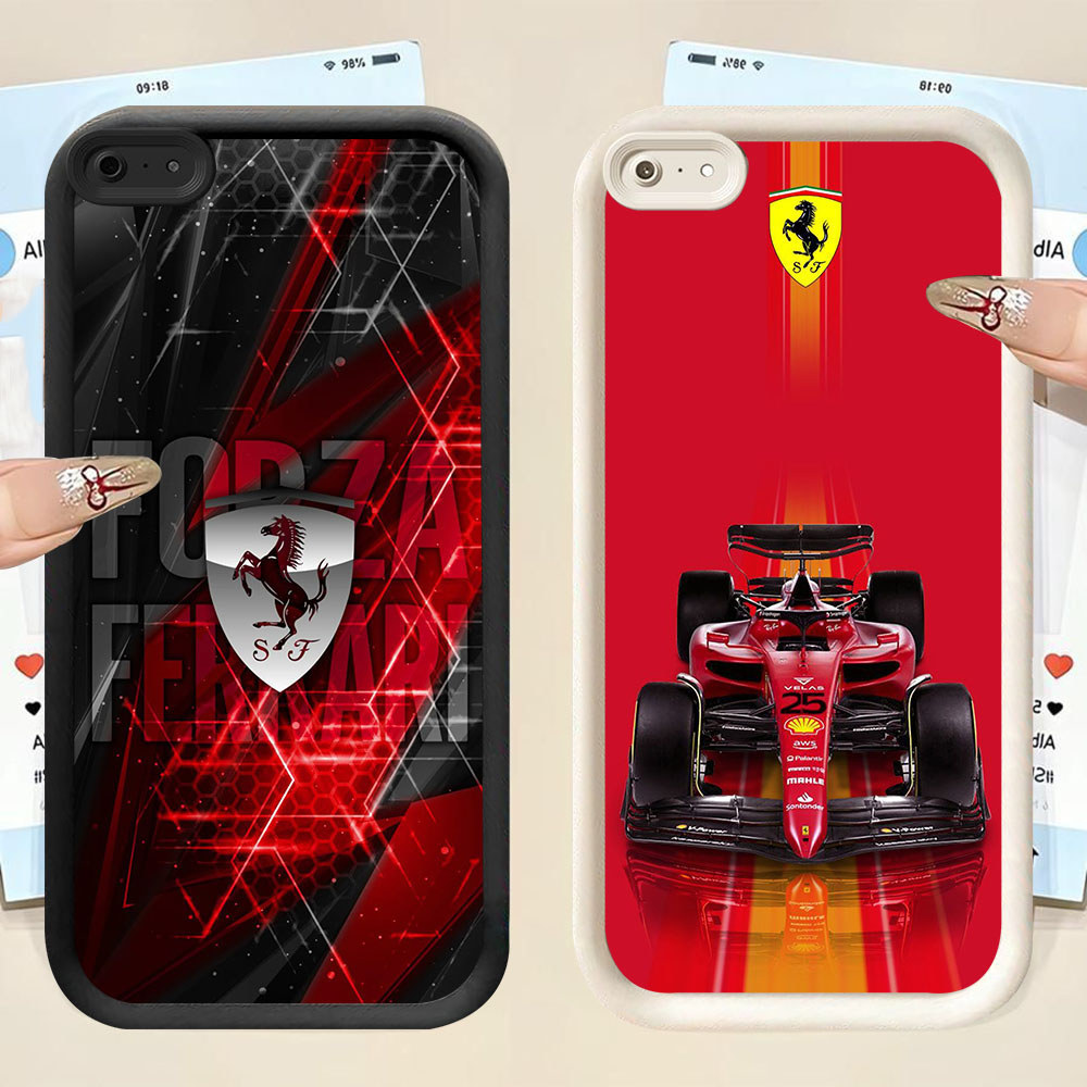 YS-53 Ferrari รถกันกระแทกสําหรับOPPO A37 A39 A83 F5 Realme 12 C30S C30 P1 Narzo 50i Prime Pro Plus