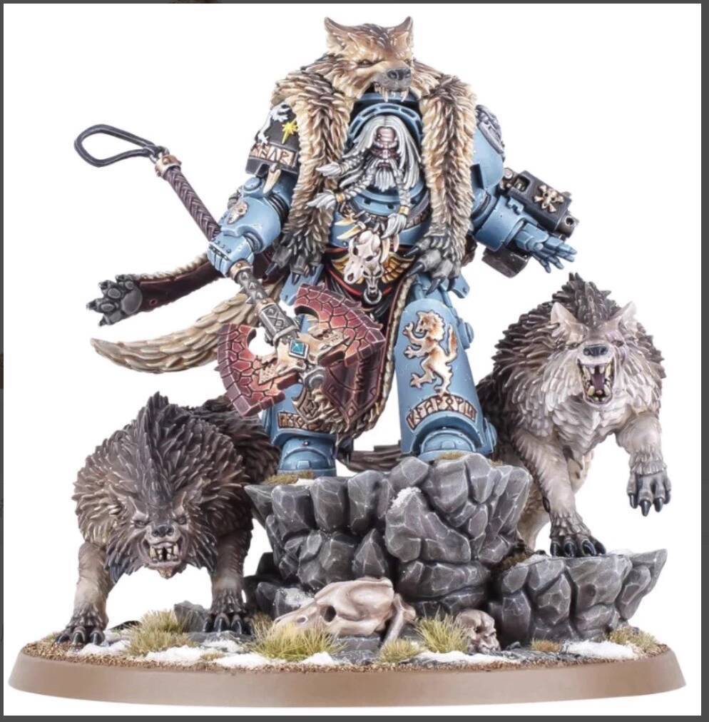 [Warhammer] space Wild wolf Collection 2 space wolf Pastor Blood Claw Grey Hunter Logan Resin Model