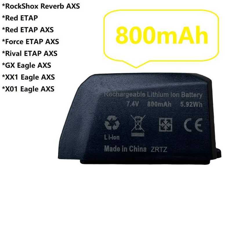 800mAh แบตเตอรี่ สำหรับ SRAM force XX1 X01 GX AXS สีแดงดำ axs etap ระบบไร้สาย แบตเตอรี่อิเล็กทรอนิกส