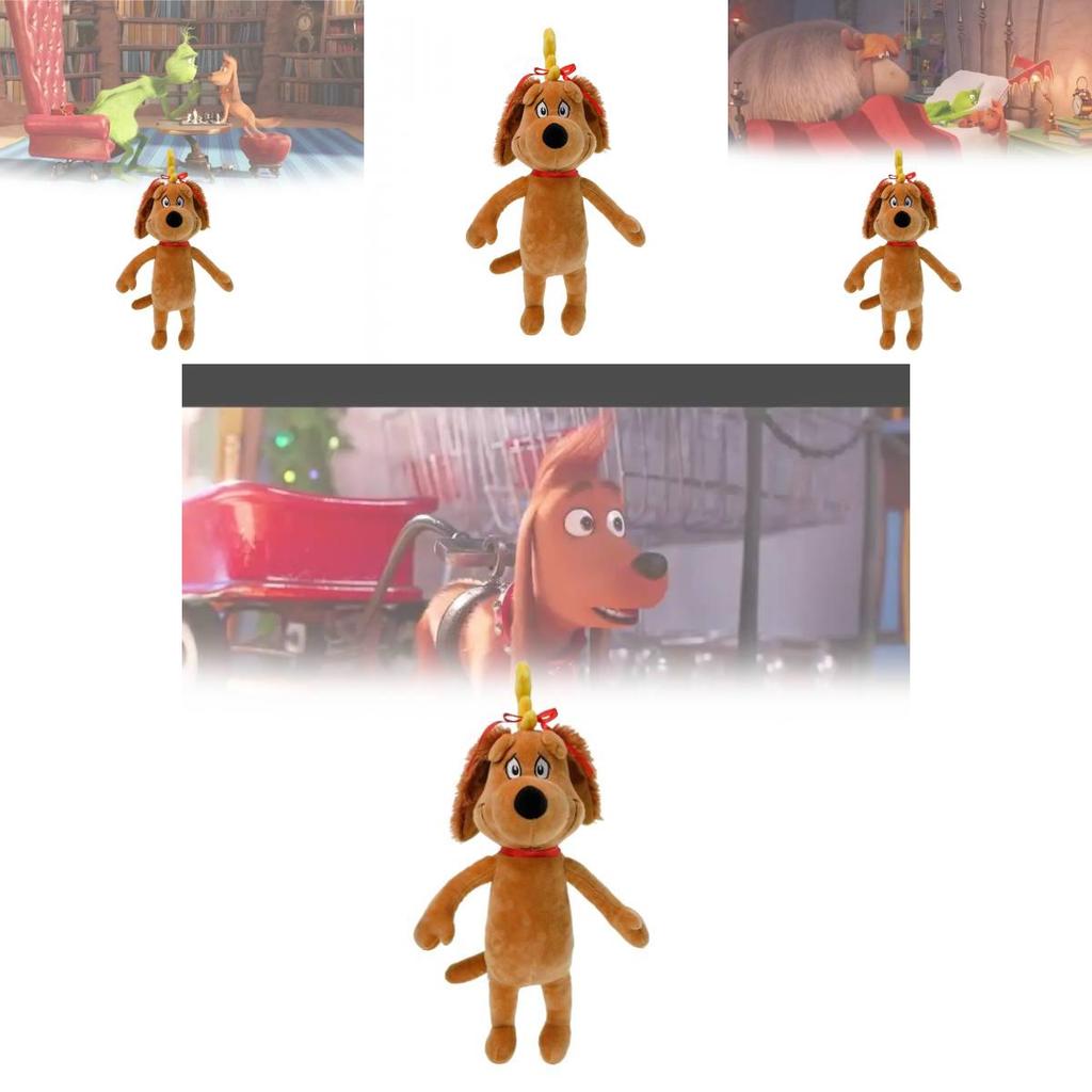 ของเล่นวันหยุดตุ๊กตา Grinch พร้อมตุ๊กตาเป็นมิตรกับสิ่งแวดล้อมสําหรับของสะสมคริสต์มาสและตกแต่งห้องเด็