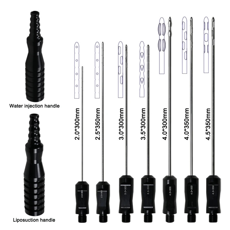 GREATLH Liposuction Injection Needle Micro Cannula Water Injection Needle Stainless Steel Fat Trans