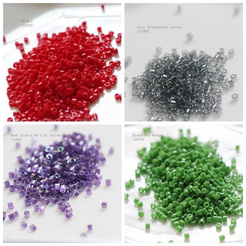อุปกรณ์DIY Miyuki Delica beads ขนาด 1.6mm สไตล์ญี่ปุ่น สำหรับงานประดิษฐ์