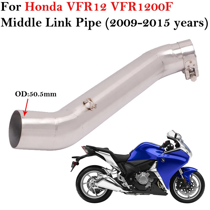 For Honda VFR 1200 VFR1200 VFR1200F 2009 - 2015 Motorcycle Yoshimura Exhaust Escape Modify Mid Link