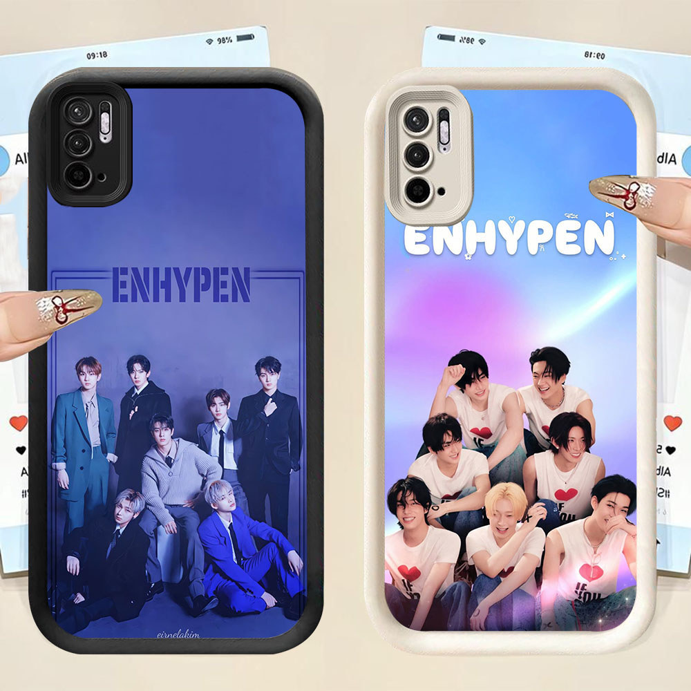 YS-81 OT7 EnhypenปลอกกันกระแทกสําหรับXiaomi Redmiหมายเหตุ 10 10T 10S Pova POCO M5S M4 Lite Pro