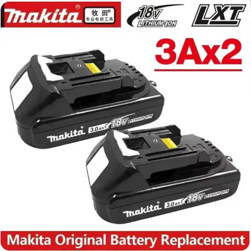 Makita แบตเตอรี่ลิเธียมทดแทน 18V BL1830B BL1850B BL1850 BL1840 BL1860 BL1815 ขนาด 6Ah/3Ah