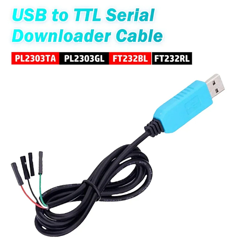 PL2303TA Download Cable FT232BL/FT232RL USB to TTL RS232 Module Upgrade Module USB to Serial Type-C