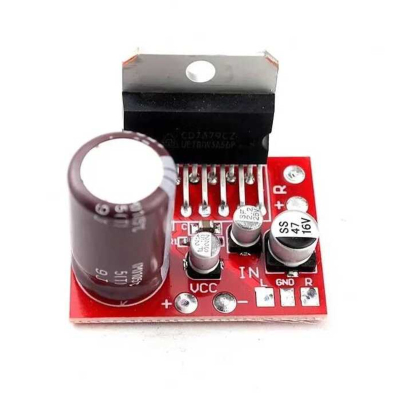 Amplificador แอมพลิฟายเออร์เสียง TDA7379 CD7379 บอร์ดแอมพลิฟายเออร์กำลัง 38W X 2 DC สเตอริโอแอมป์ สอ